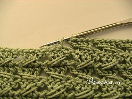 Узор для полотна крючком вязание