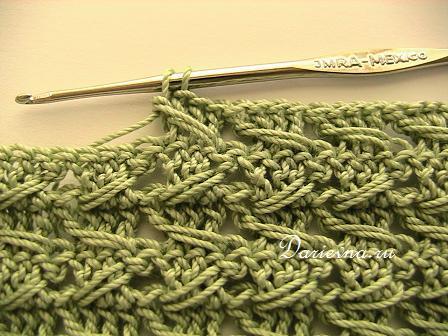 Узор для полотна крючком вязание