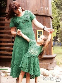 Платье маме и дочке