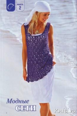 ТУНИКА С ЦВЕТОЧНЫМ УЗОРОМ