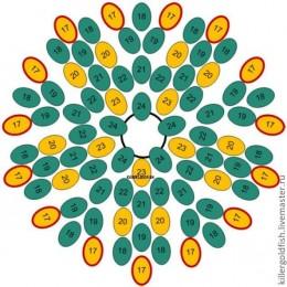 Бисер бусы схема плетения