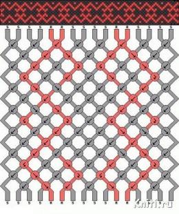 Фенечки из бисера схема бисер