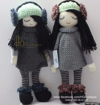 Куколки амигуруми. Зимние девочки (1) (617x644, 221Kb)