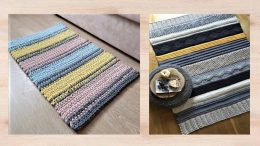 Вязание ковриков крючком и спицами